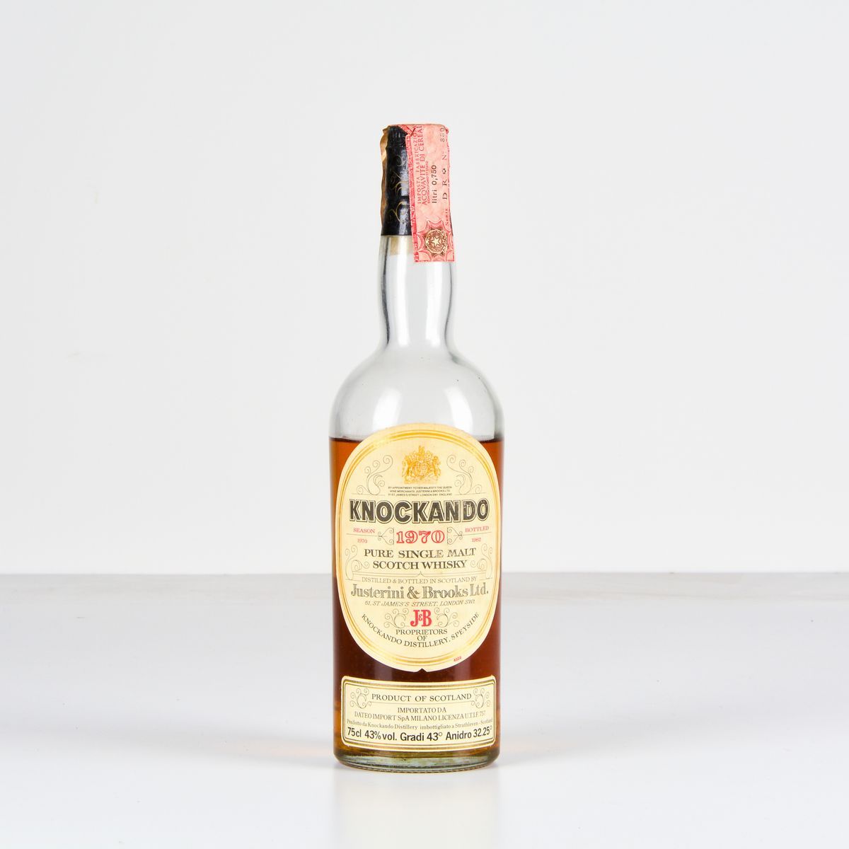 Knockando, Justerini & Brooks, Pure Single Malt Scotch Whisky