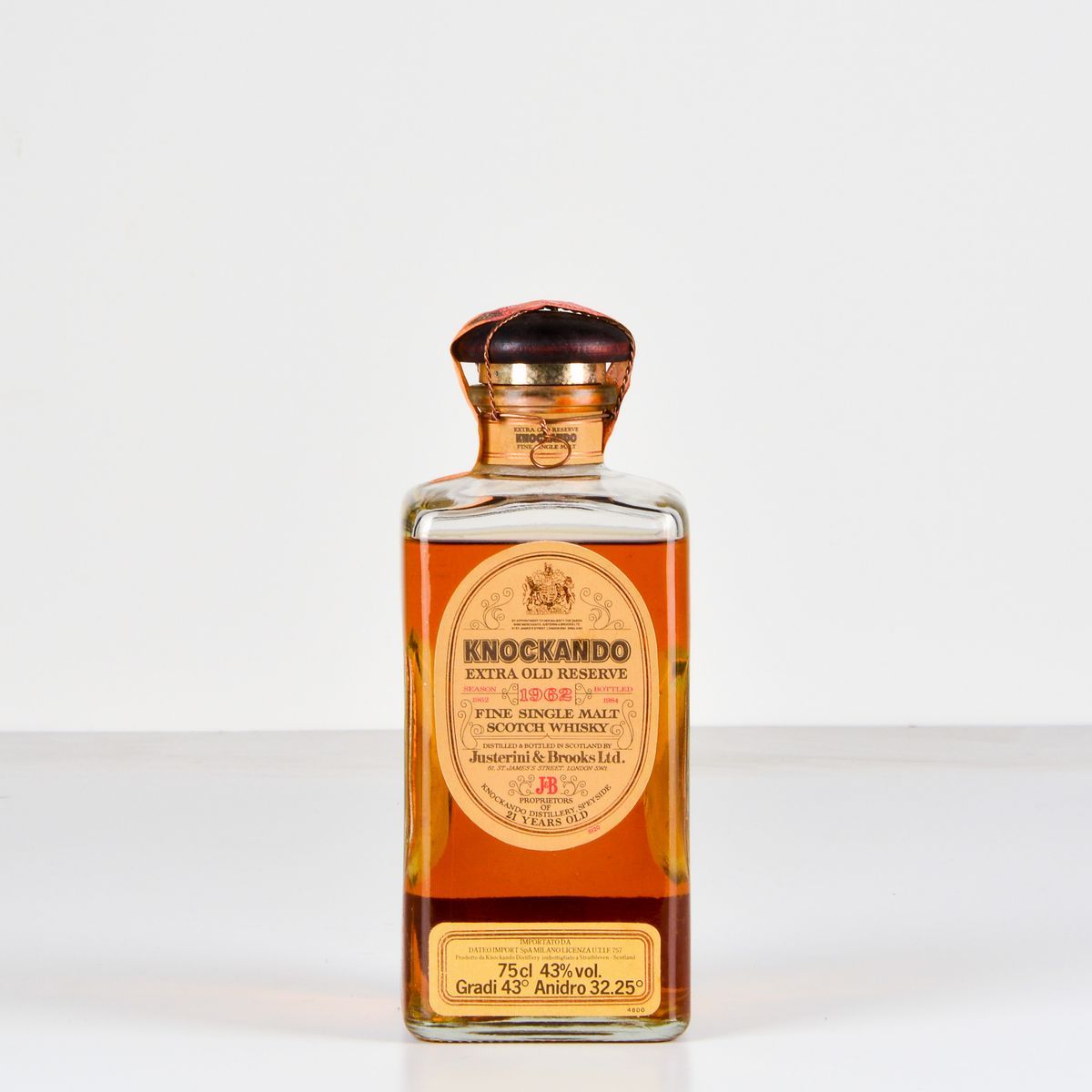 Knockando, Justerini & Brooks, Fine Single Malt Scotch Whisky Extra Old Reserve