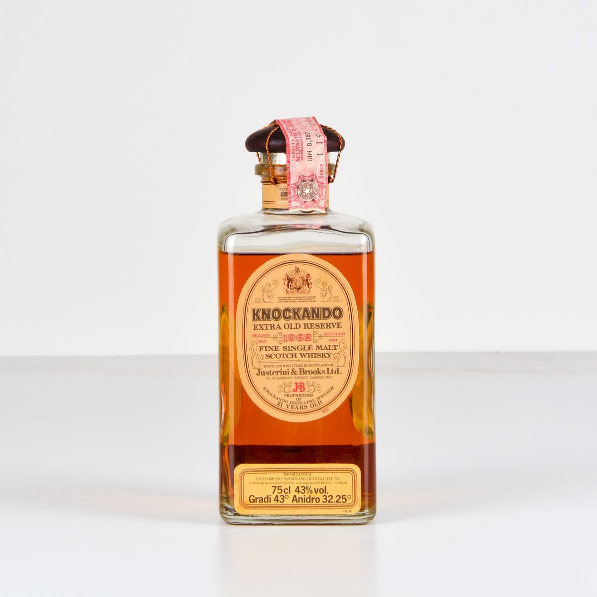 Knockando, Justerini & Brooks, Fine Single Malt Scotch Whisky Extra Old Reserve