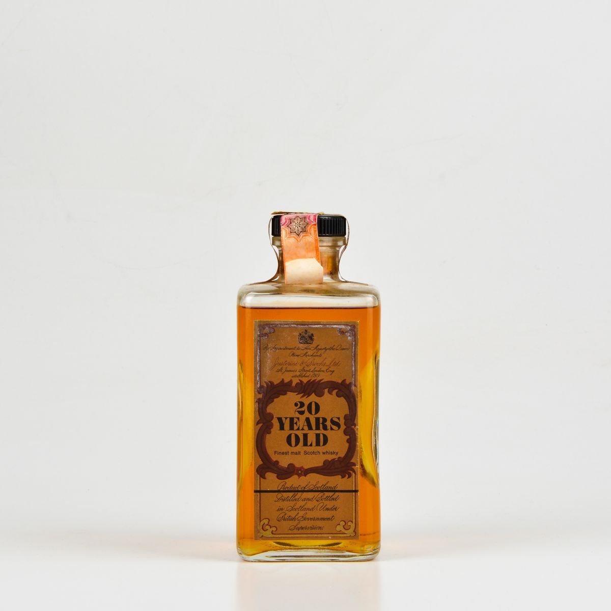 Justerini & Brooks, Finest Malt Scotch Whisky 20 Years Old Decanter