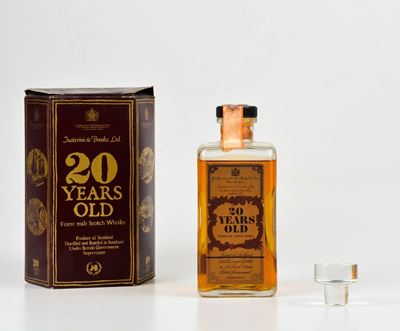 Justerini & Brooks, Finest Malt Scotch Whisky 20 Years Old Decanter