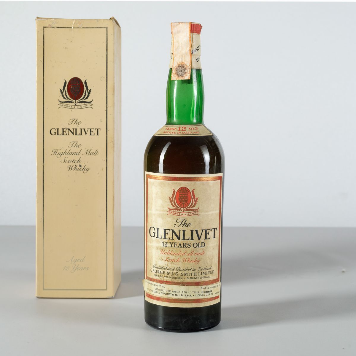 The Glenlivet, George & J.g Smith, Unblended All Malt Scotch Whisky 12 Years Old