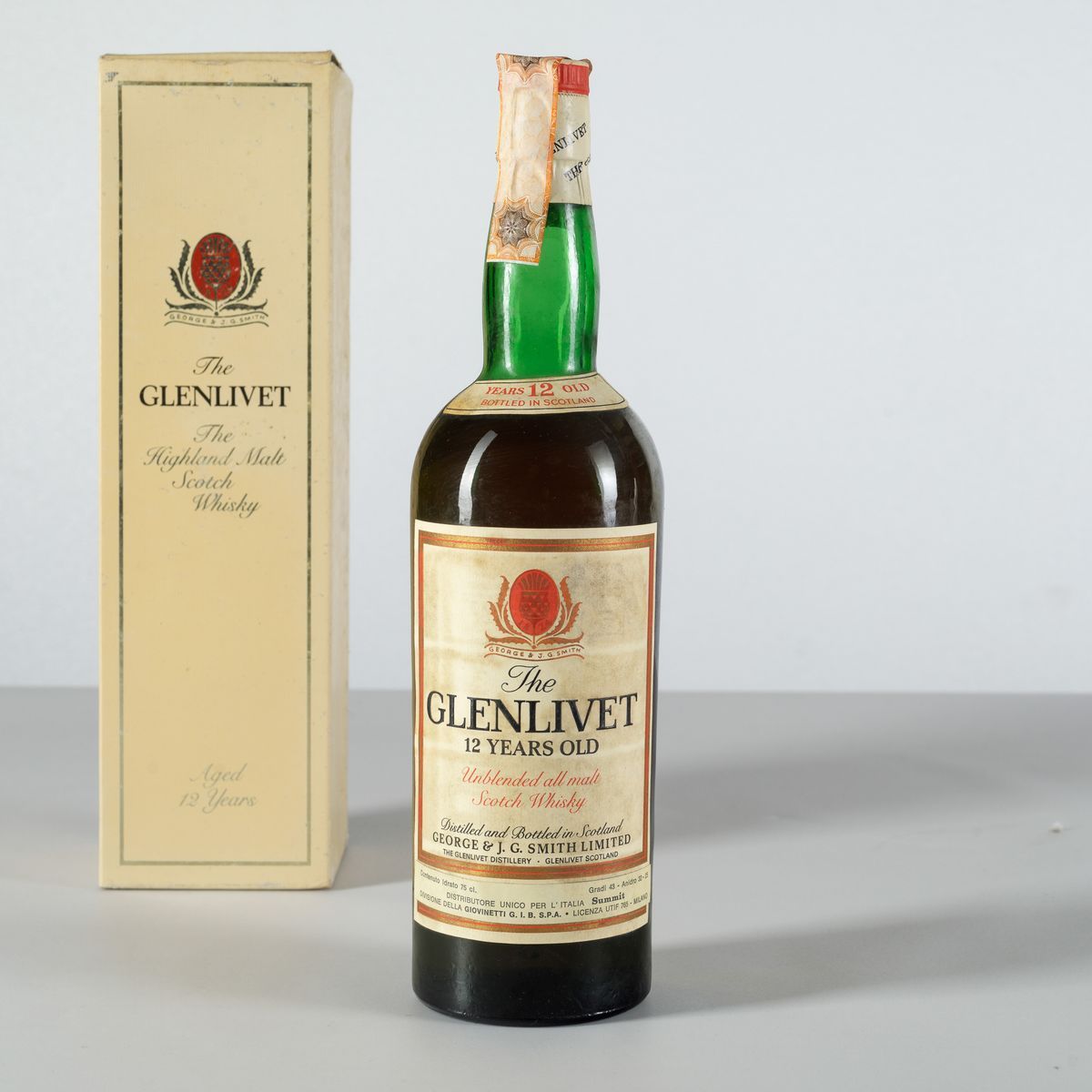 The Glenlivet, George & J.g Smith, Unblended All Malt Scotch Whisky 12 Years Old