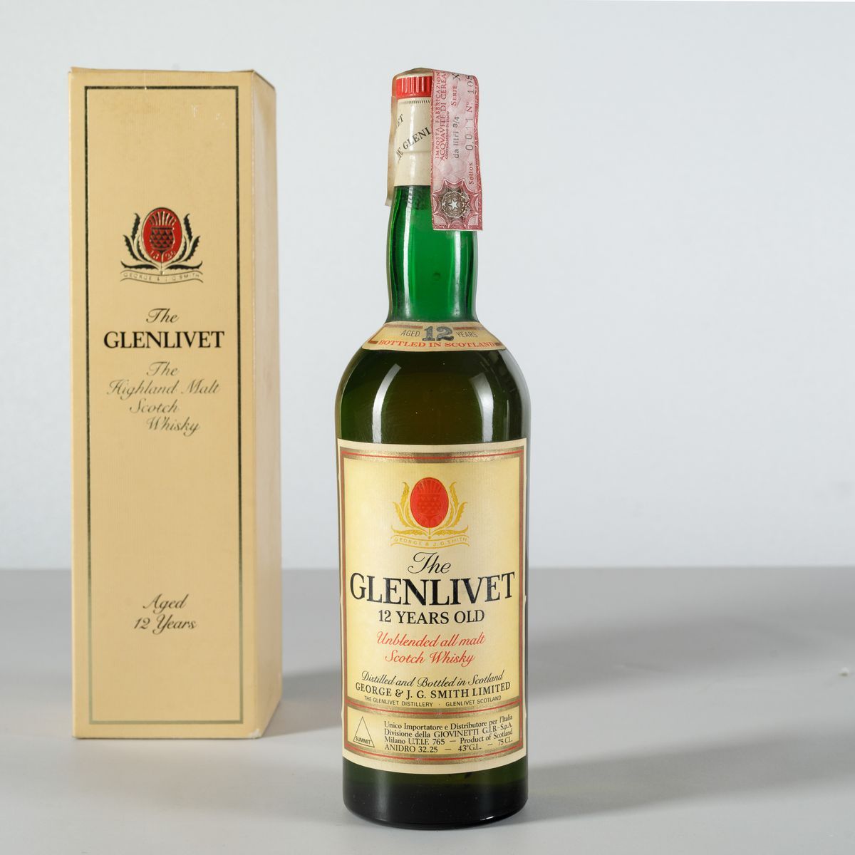 The Glenlivet, George & J.g Smith, Unblended All Malt Scotch Whisky 12 Years Old