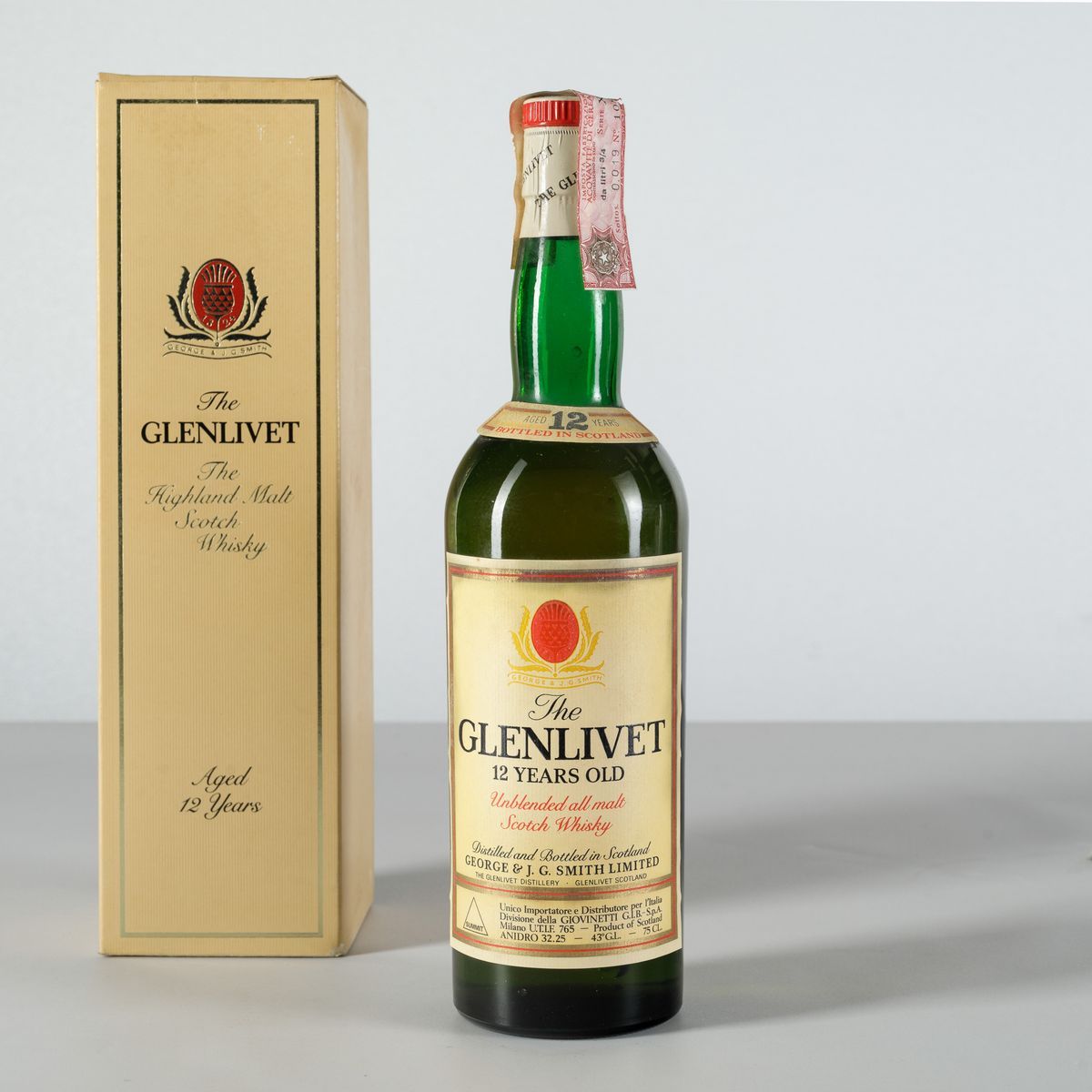 The Glenlivet, George & J.g Smith, Unblended All Malt Scotch Whisky 12 Years Old
