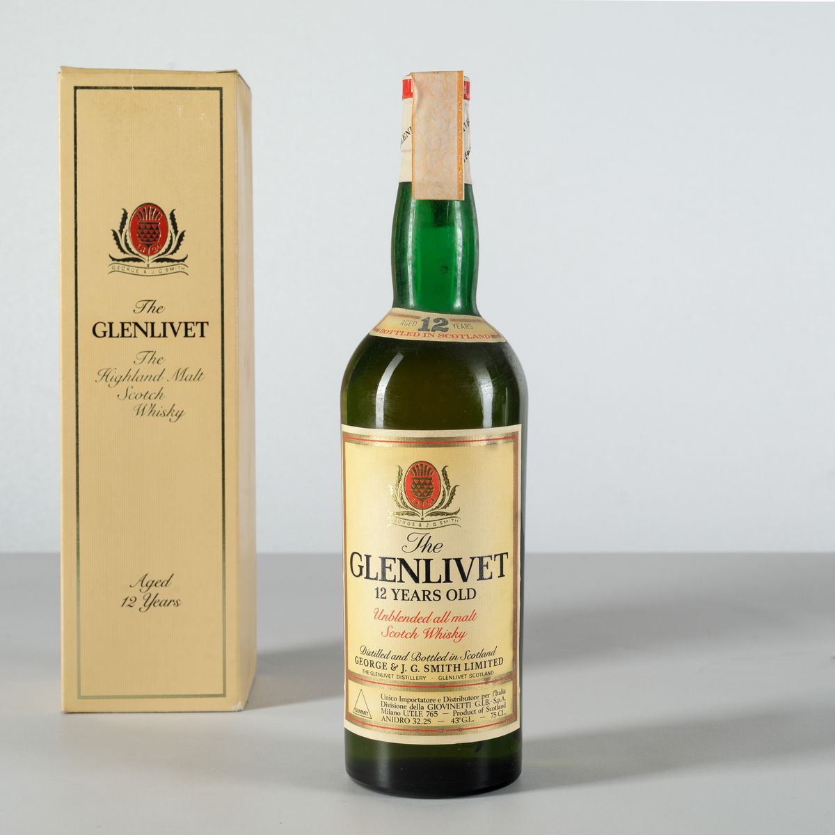 The Glenlivet, George & J.g Smith, Unblended All Malt Scotch Whisky 12 Years Old
