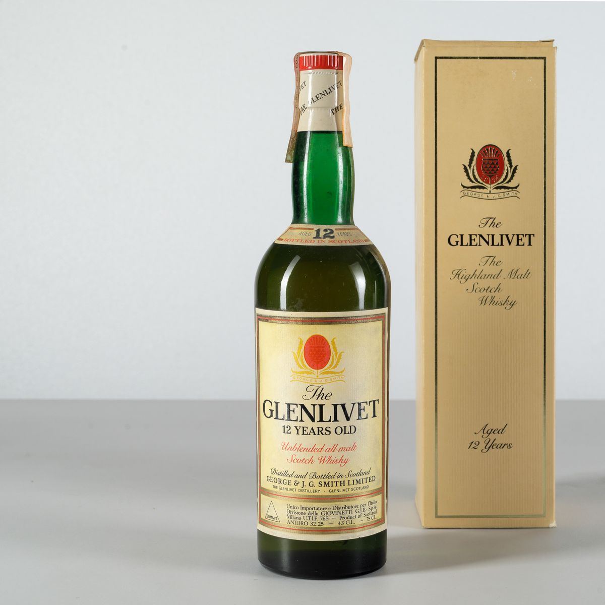 The Glenlivet, George & J.g Smith, Unblended All Malt Scotch Whisky 12 Years Old