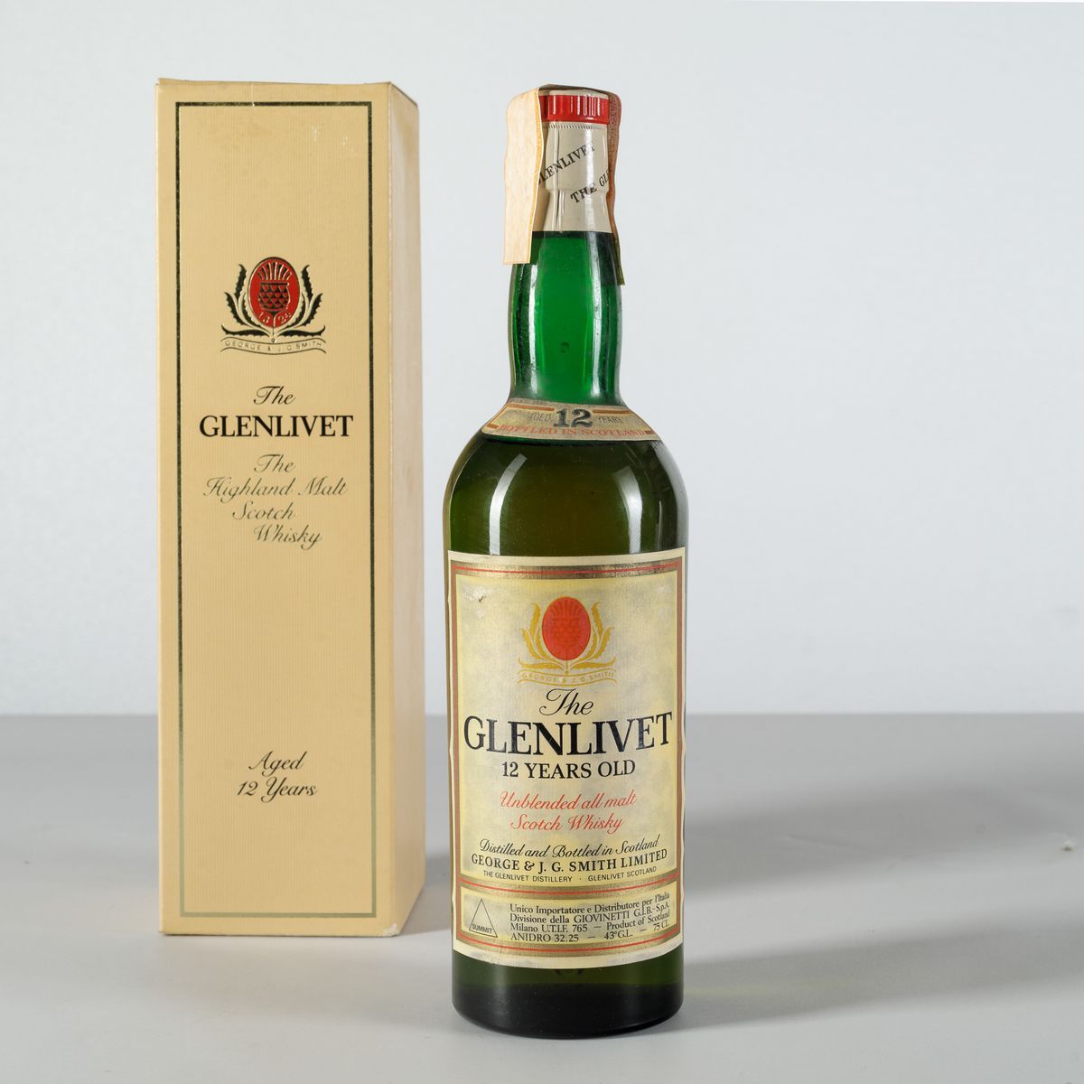 The Glenlivet, George & J.g Smith, Unblended All Malt Scotch Whisky 12 Years Old
