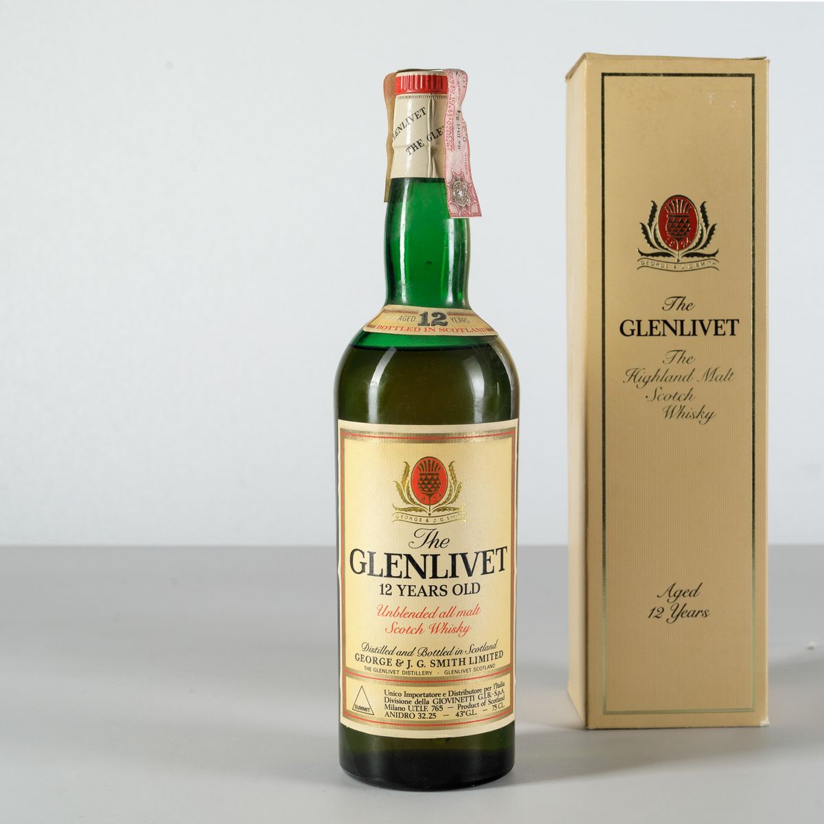 The Glenlivet, George & J.g Smith, Unblended All Malt Scotch Whisky 12 Years Old
