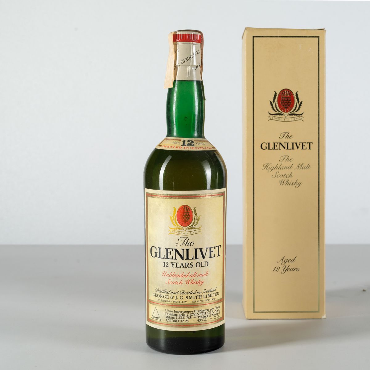 The Glenlivet, George & J.g Smith, Unblended All Malt Scotch Whisky 12 Years Old