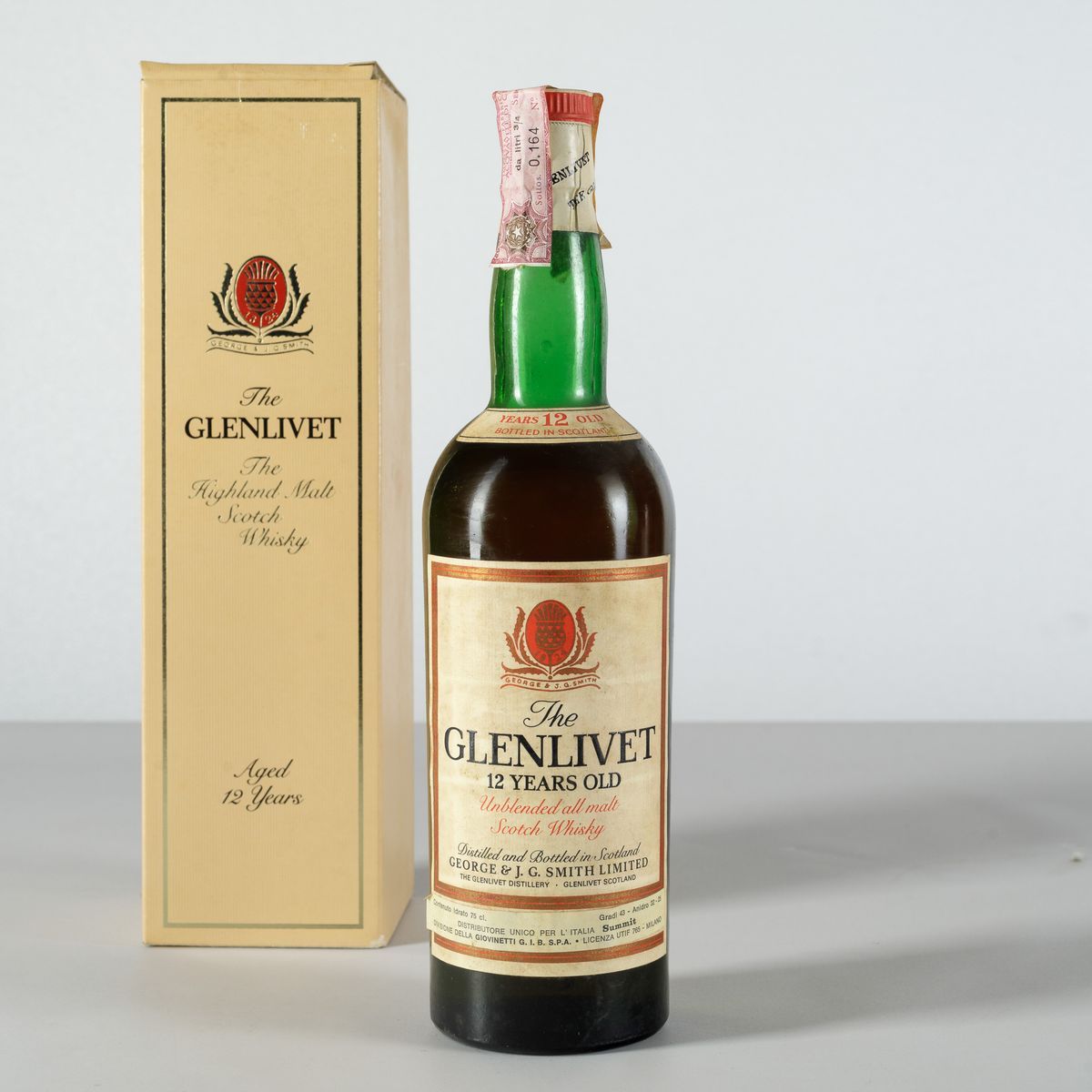 The Glenlivet, George & J.g Smith, Unblended All Malt Scotch Whisky 12 Years Old