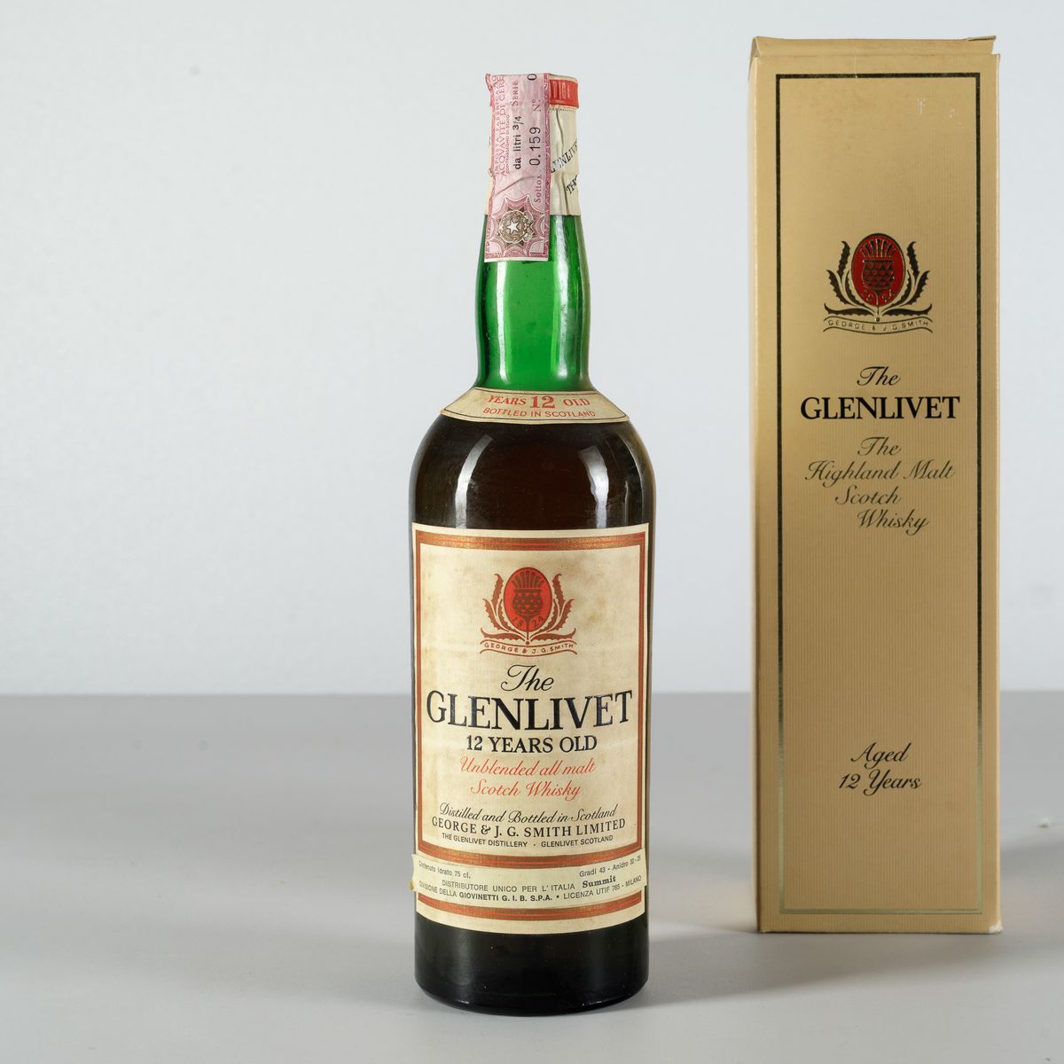 The Glenlivet, George & J.g Smith, Unblended All Malt Scotch Whisky 12 Years Old