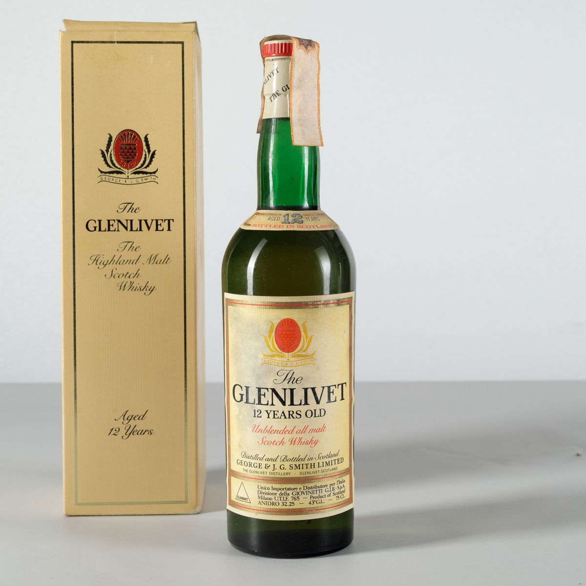 The Glenlivet, George & J.g Smith, Unblended All Malt Scotch Whisky 12 Years Old
