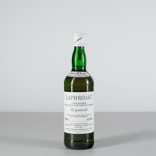 Laphroaig, Unblended Islay Malt Scotch Whisky 10 years old