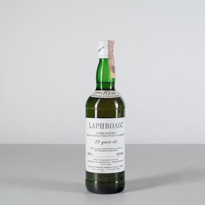 Laphroaig, Unblended Islay Malt Scotch Whisky 10 Years Old