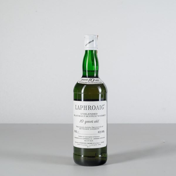 Laphroaig, Unblended Islay Malt Scotch Whisky 10 years old
