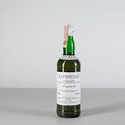 Laphroaig, Unblended Islay Malt Scotch Whisky 10 Years Old