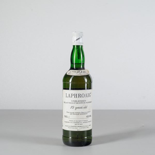 Laphroaig, Unblended Islay Malt Scotch Whisky 10 years old
