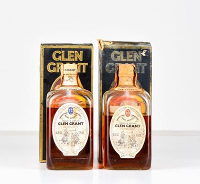 Glen Grant, Highland Scotch Whisky 10 Years Old Glen Grant, Highland Scotch Whisky 12 Years Old