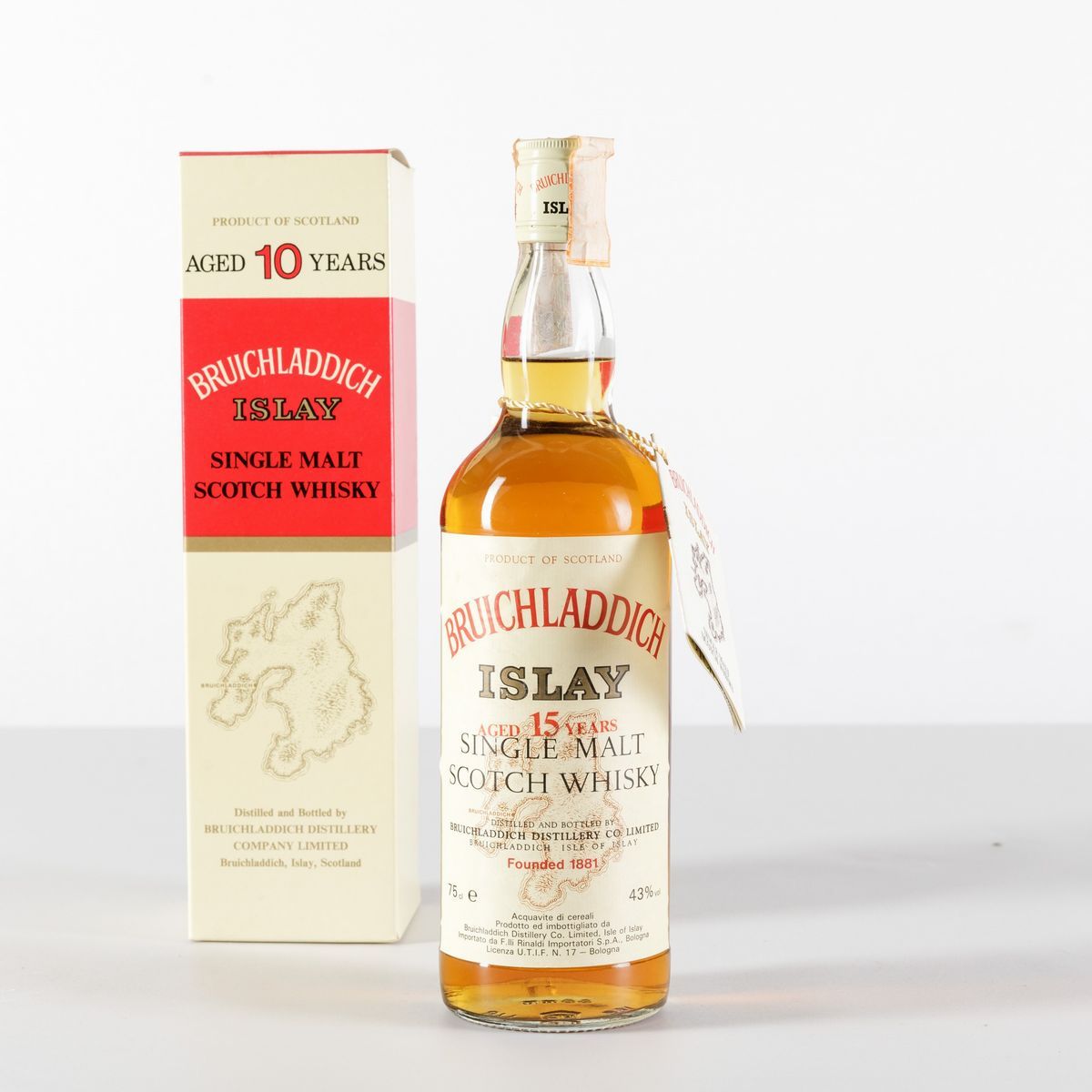 Bruichladdich, Islay Single Malt Scotch Whisky 15 Years Old