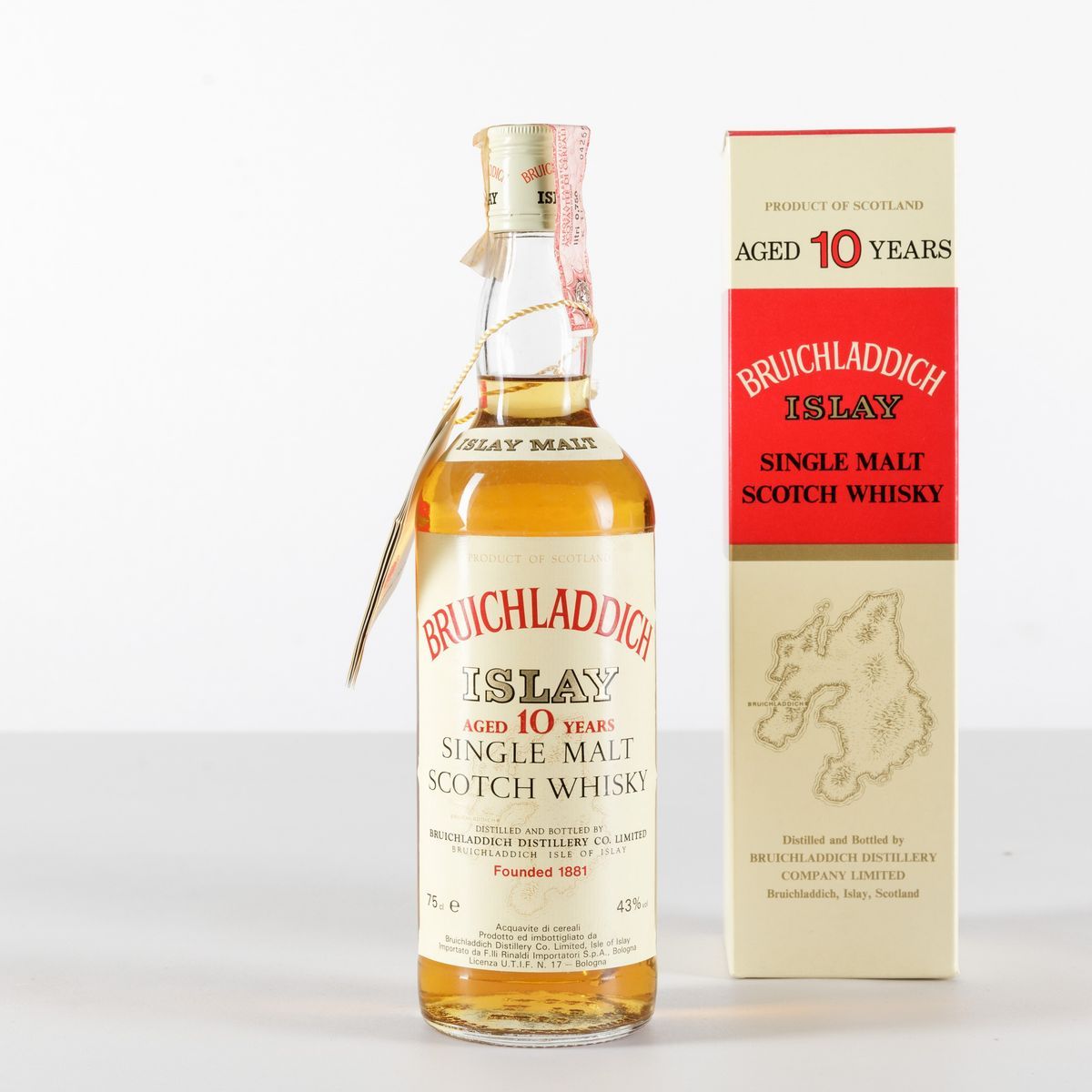 Bruichladdich, Islay Single Malt Scotch Whisky 10 Years Old