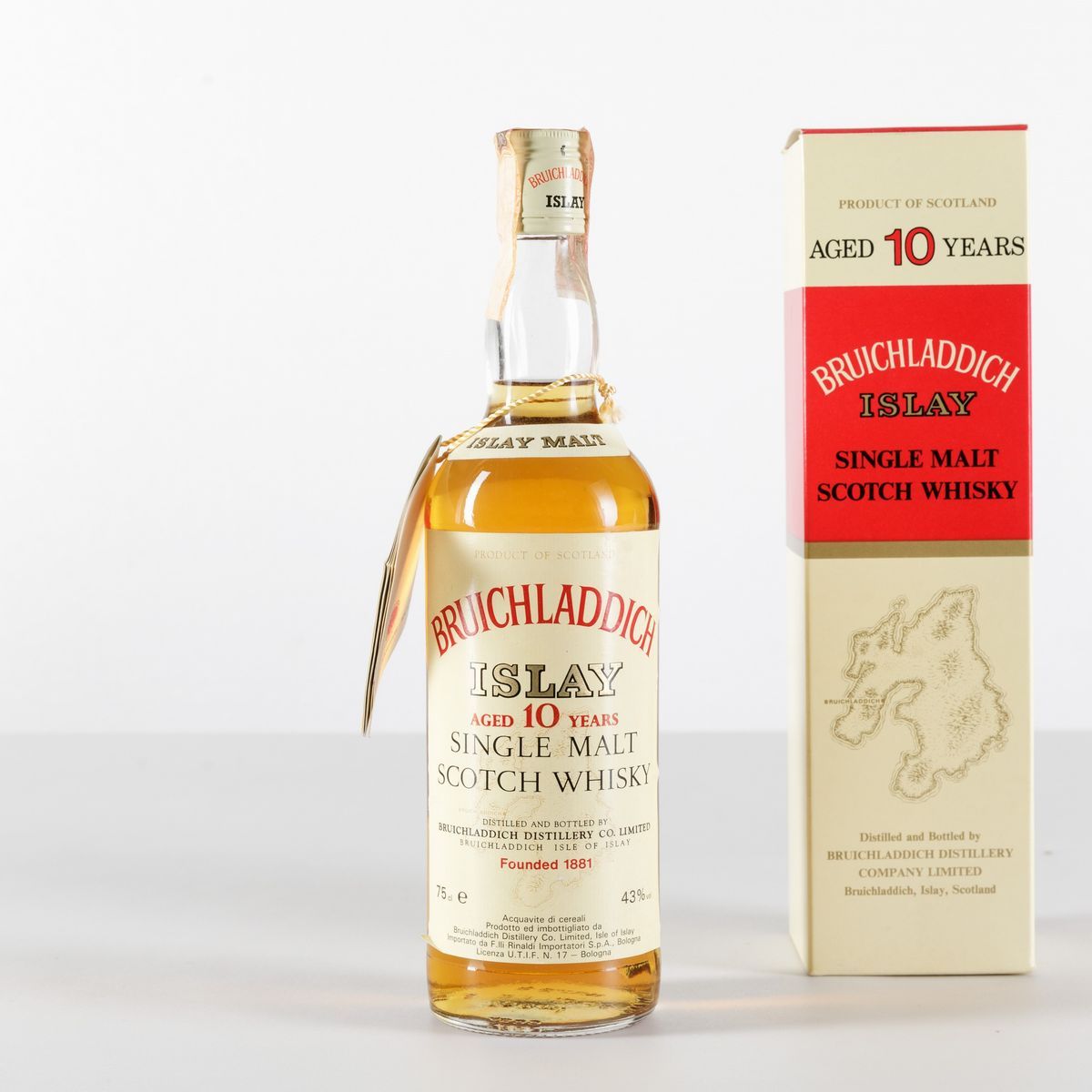 Bruichladdich, Islay Single Malt Scotch Whisky 10 Years Old