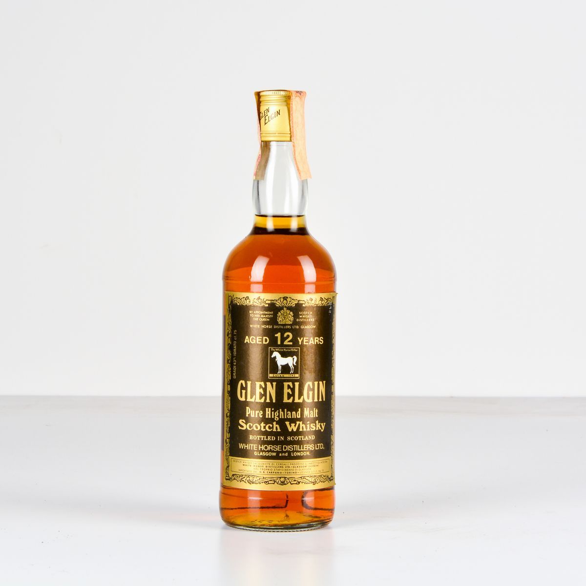 Glen Elgin, White Horse Distillers, Pure Highland Malt Scotch Whisky 12 Years Old