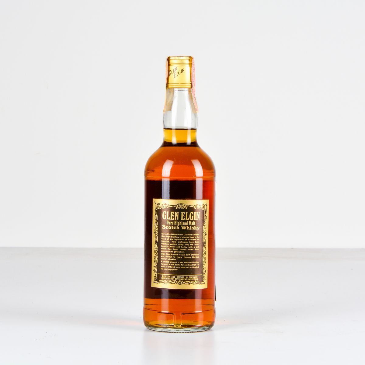 Glen Elgin, White Horse Distillers, Pure Highland Malt Scotch Whisky 12 Years Old