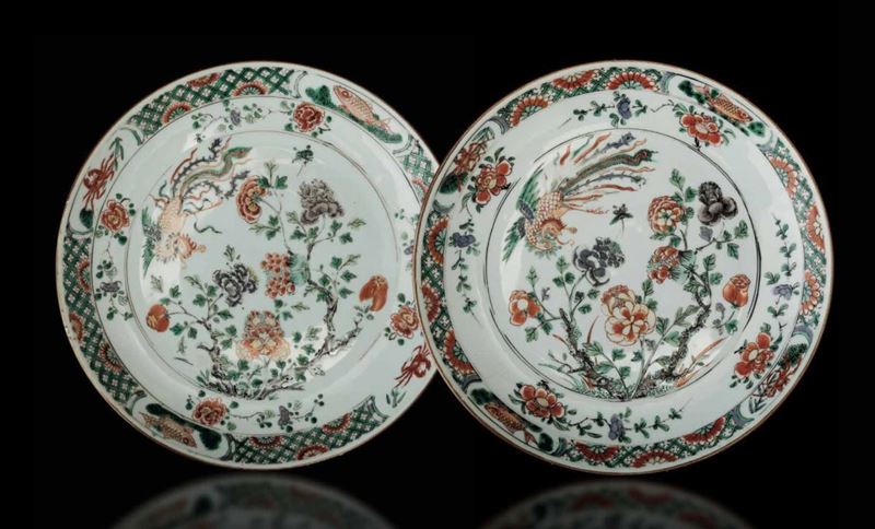 Two porcelain plates, China, Qing Dynasty  - Auction Fine Chinese Works of Art - Cambi Casa d'Aste
