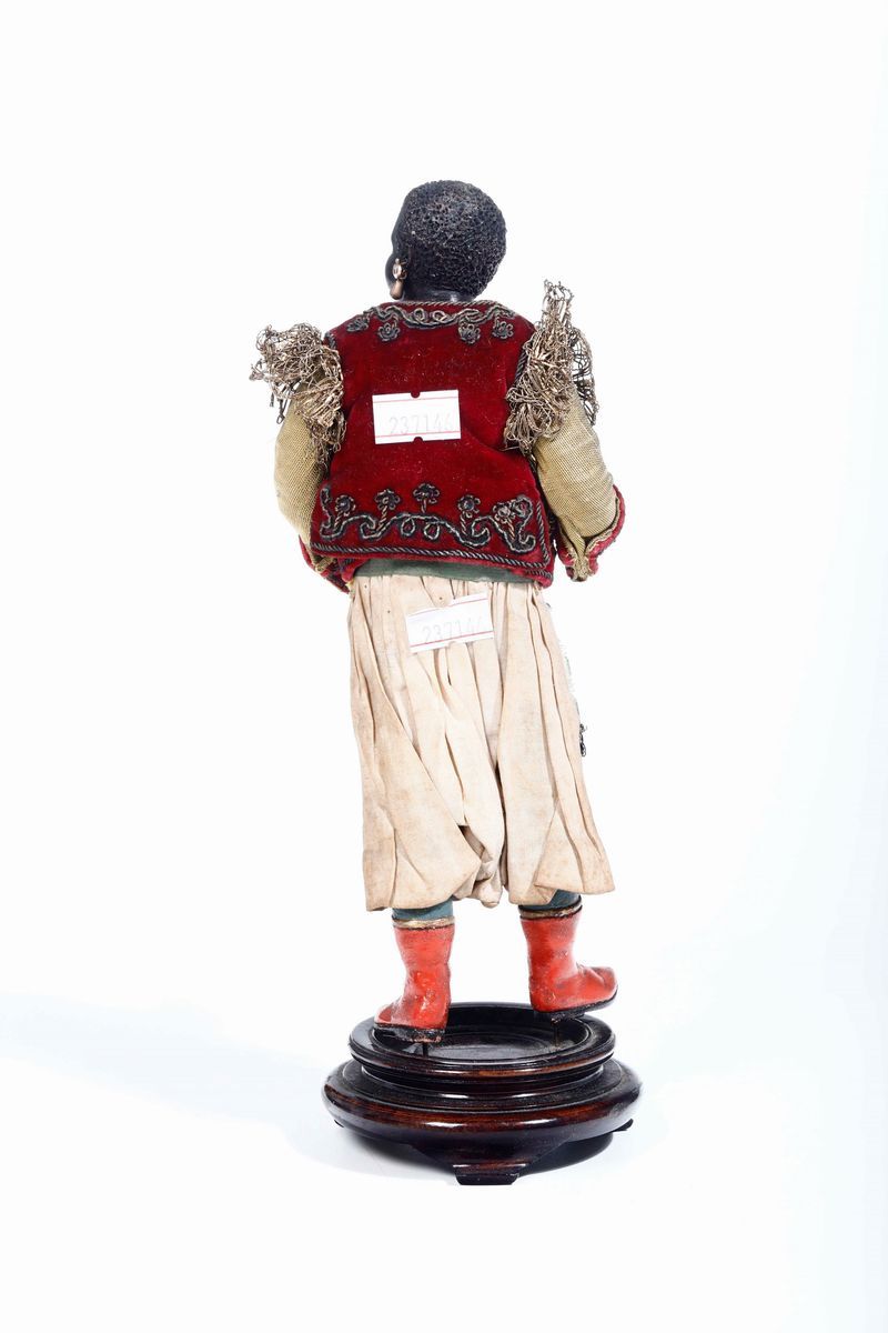 Moro con Gilet Rosso. Napoli XIX Secolo