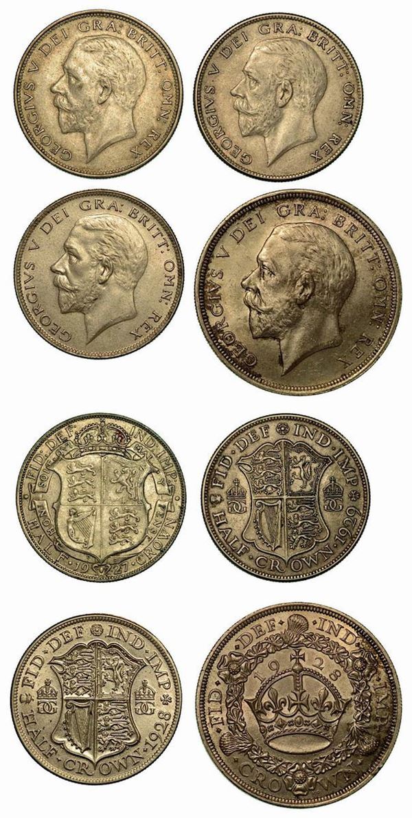 GRAN BRETAGNA. Lotto di quattro monete.