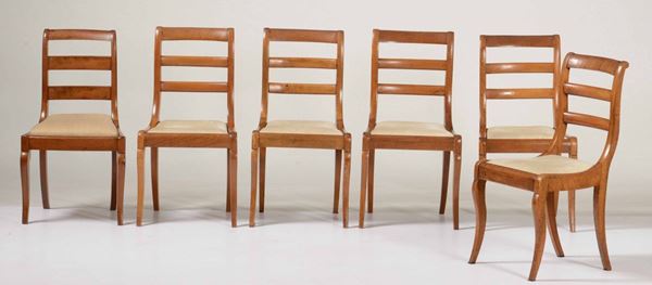 Sei sedie, XIX-XX secolo