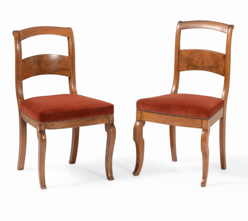 Due sedie, XIX-XX secolo  - Auction Antiques | Timed Auction - Cambi Casa d'Aste