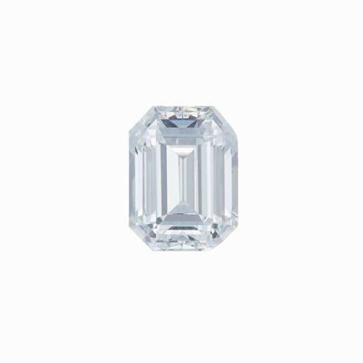 Diamante Taglio Smeraldo di Ct 5.07, Colore D, Caratteristiche Interne Vs2, Fluorescenza Uv Nulla...