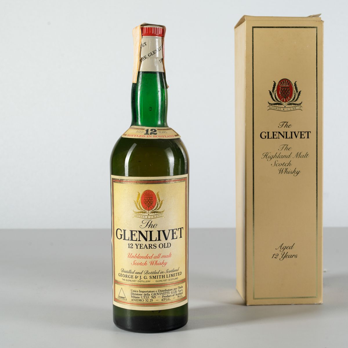 The Glenlivet, George & J.g Smith, Unblended All Malt Scotch Whisky 12 Years Old