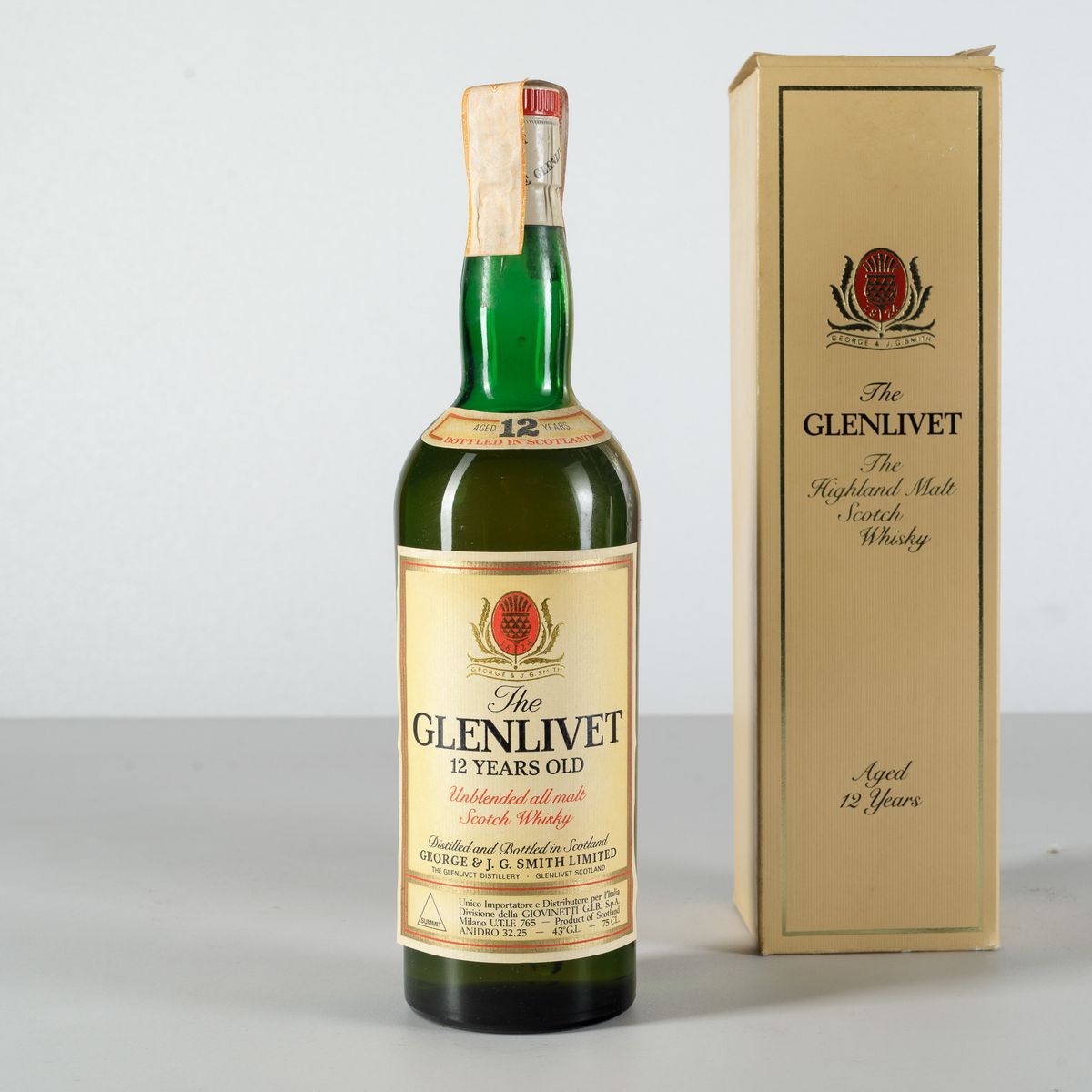 The Glenlivet, George & J.g Smith, Unblended All Malt Scotch Whisky 12 Years Old
