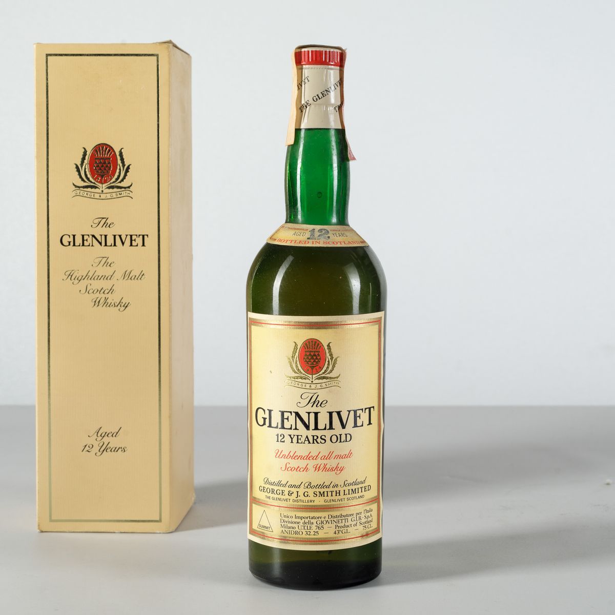 The Glenlivet, George & J.g Smith, Unblended All Malt Scotch Whisky 12 Years Old