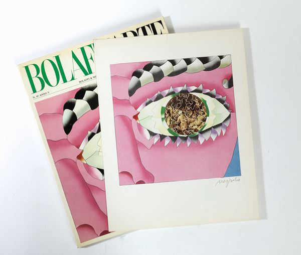 Riproduzione fotolitografica dell’opera espressamente eseguita per la serie i Cinque Sensi di Bolaffiarte  [..]