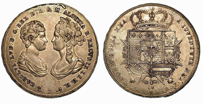 FIRENZE. Francescone 1807.  - Asta Numismatica - Cambi Casa d'Aste