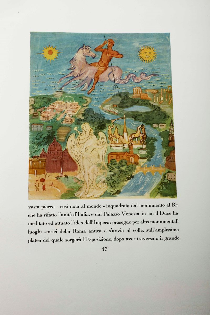 Cini, Vittorioesposizione Universale di Roma 1942. Milano-roma, Arte Grafiche Pizzi, 1939