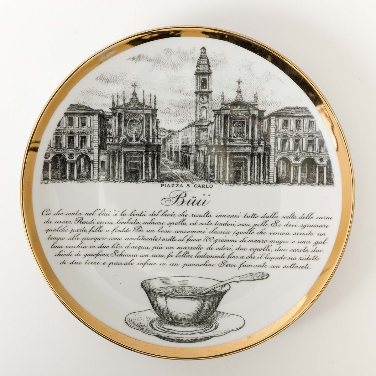 Piero Fornasetti (1913 - 1988) Milano, 1970 Ca