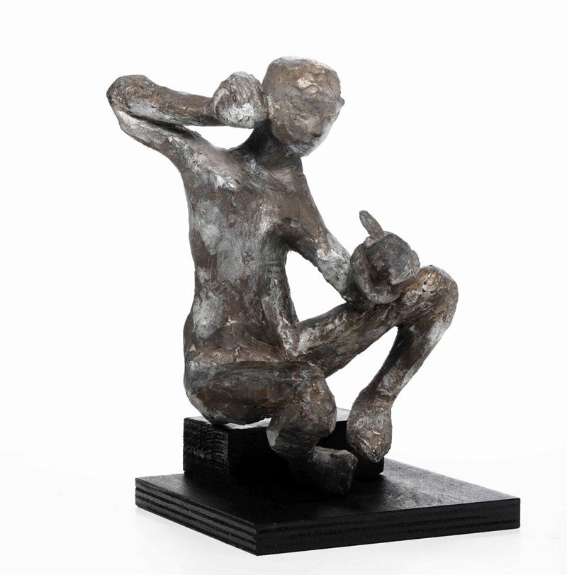 Annibale Lanfranchi : Annibale Lanfranchi (1923) Uomo con serpente  - Auction Antique September | Cambi Time - Cambi Casa d'Aste