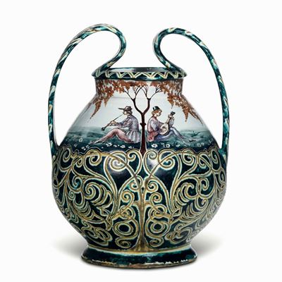 Vaso Albisola Capo, Manifattura "la Casa Dell’arte”, 1930 Circa