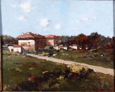 Giovanni Battista Zaccaria (1902-1966)casale in Campagna