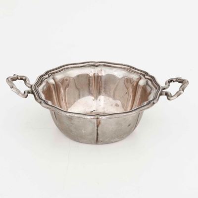 Coppa in Argento Biansata. Argenteria Veneta del XX Secolo. Argentiere F.lli Zaramella, Padova