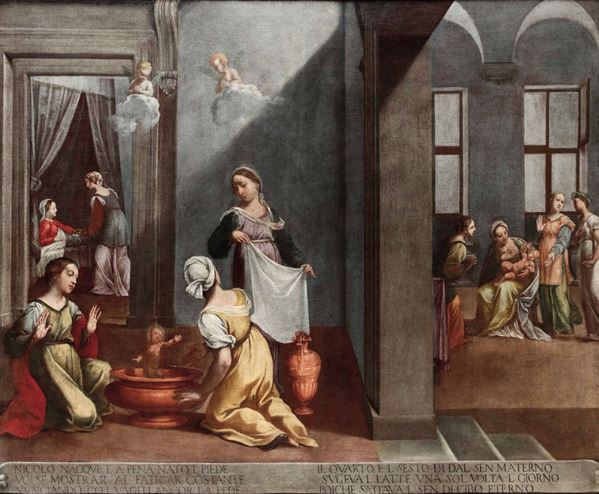 Giovanni Francesco Gessi (Bologna 1588-1649) Episodi dell’infanzia di San Nicola