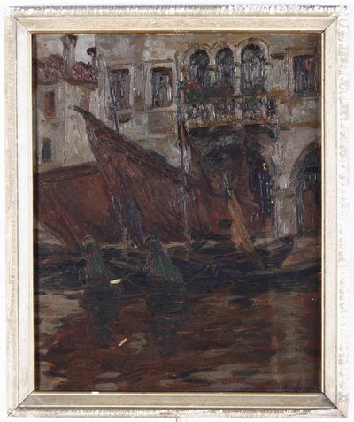Pittore del XIX-XX Secolocanale di Venezia