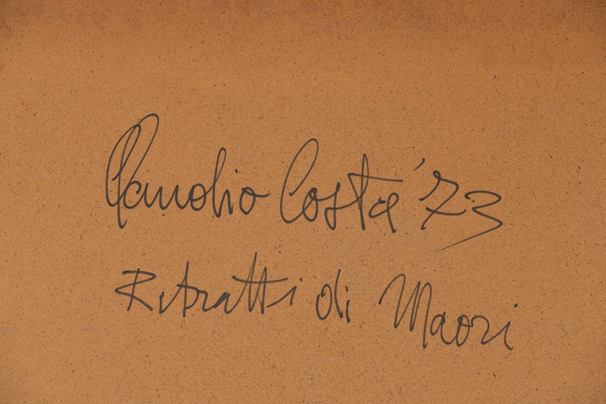 Claudio Costa (1942-1995)ritratti di Maori, 1973