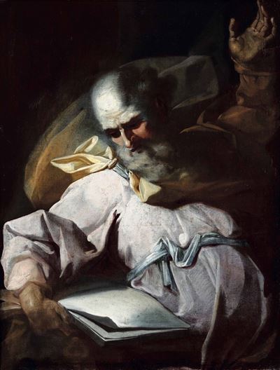 Pier Francesco Guala (casale Monferrato 1698 - Milano 1575), Attribuito Afigura di Profeta