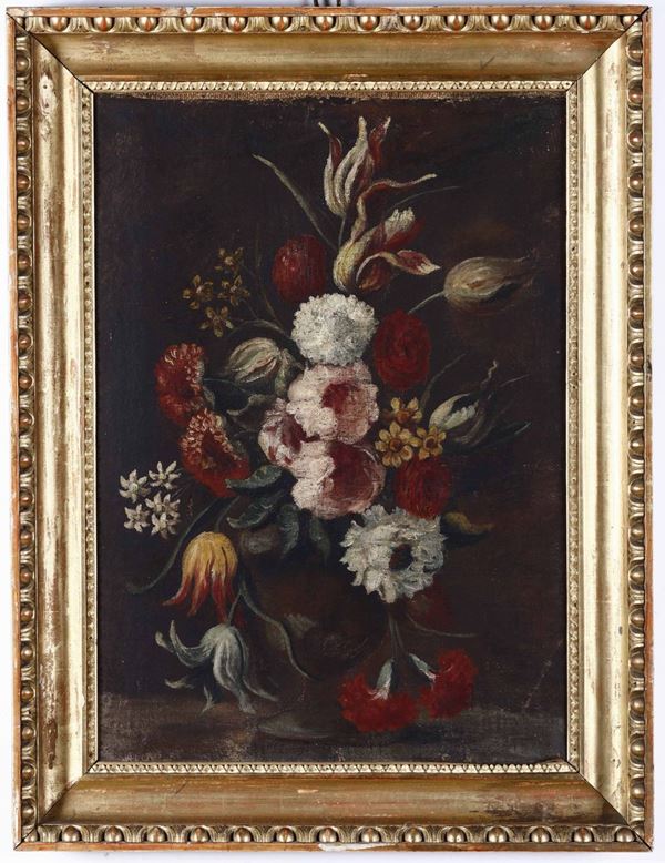 Anonimo, inizi XIX secolo Nature morte di fiori